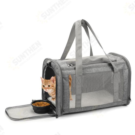 Travel Transparent Pet Carrier Breathable Dog Carring Bag Space Capsule Parrot Cat Bag Puppy Supplies Handbag