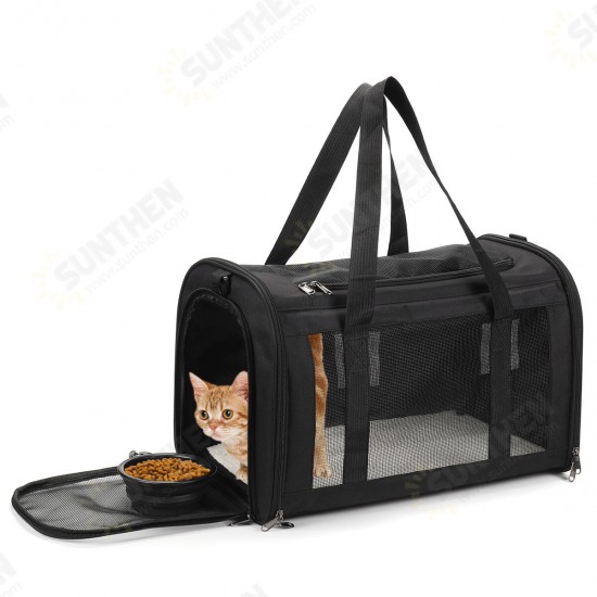 Travel Transparent Pet Carrier Breathable Dog Carring Bag Space Capsule Parrot Cat Bag Puppy Supplies Handbag