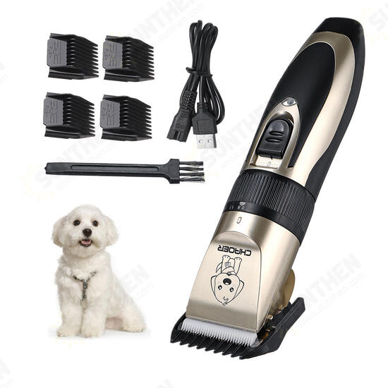 USB Rechargeable Pet Hair Clipper Cat Dog Trimmer Kit Pet Grooming Scissor Portable Puppy Accessories