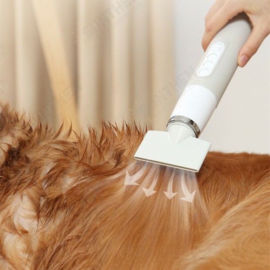 Uah Pet Hair Water Blower Powerful Mode Pet Hair Dryer NTC Intelligent Temperature Control Negative Ion Protection Hair Dryer with 3 Air Nozzle