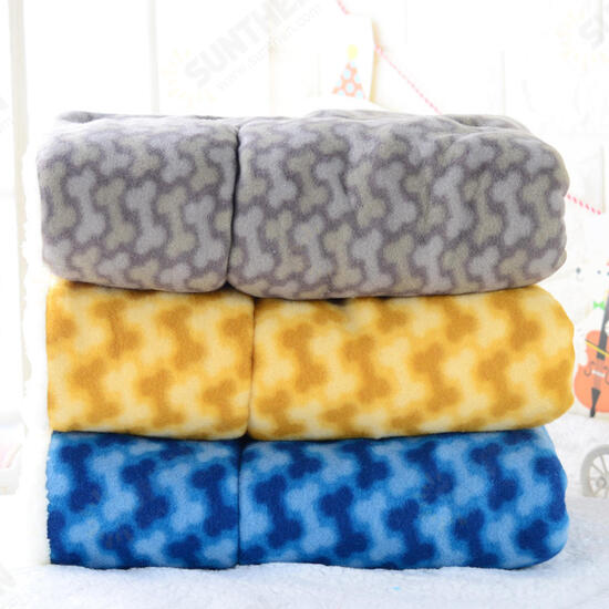 Washable Dog Cat Puppy Pet Plush Blanket Mat Sleeping Soft Mat