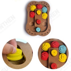 Wooden Paw Bone Shape Pet Dog Cat Feeding Toy Board Funny Training Board Pet Toys Wooden Paw Bone Shape Pet Dog Cat Feeding Toy Board Funny Training Board Pet Toys
