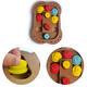 Wooden Paw Bone Shape Pet Dog Cat Feeding Toy Board Funny Training Board Pet Toys