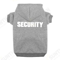 XS To XXXL Winter Pets Dog Security Printed Clothes Puppy Cat Hoodie Warm Coat XS To XXXL Winter Pets Dog Security Printed Clothes Puppy Cat Hoodie Warm Coat