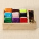 1:12 Simulation Sewing Box Suit Wooden Children Play Props Aged 4 to 12 Doll House Creative DIY
