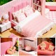 1:24 Wooden 3D DIY Handmade Assemble Miniature Doll House Kit Toy with Furniture for Kids Gift Collection