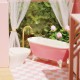 1:24 Wooden 3D DIY Handmade Assemble Miniature Doll House Kit Toy with Furniture for Kids Gift Collection