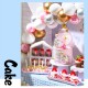 1:32 Wooden DIY Doll House Miniature Kits Handmade Assemble Toy with Furniture LED Light for Gift Collection Home Decor