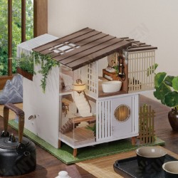 DIY Doll House Miniature Building Model Assembled Toys With Dust Cover and Music Movement for Gifts DIY Doll House Miniature Building Model Assembled Toys With Dust Cover and Music Movement for Gifts