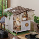 DIY Doll House Miniature Building Model Assembled Toys With Dust Cover and Music Movement for Gifts