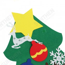 Christmas Tree Set with Ornaments Gift Door Wall Hanging Decoration Christmas Tree Set with Ornaments Gift Door Wall Hanging Decoration