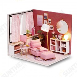 H-017 H-018Happiness Time Living Room Corner DIY Doll House With Furniture Music Light Cover Miniature Model Gift Decor H-017 H-018Happiness Time Living Room Corner DIY Doll House With Furniture Music Light Cover Miniature Model Gift Decor