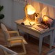 L-023 Blue Time DIY House With Furniture Music Light Cover Miniature Model Gift Decor