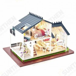 1:24DIY Handicraft Miniature Voice Activated LED Light&Music with Cover Provence Dollhouse 1:24DIY Handicraft Miniature Voice Activated LED Light&Music with Cover Provence Dollhouse