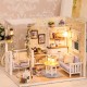 3013 Cat Diary Doll House DIY Cabin With Dust Cover Music Motor