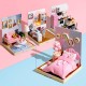 BT Corner of Happiness Series DIY Cabin Doll House Gift Collection Decoration
