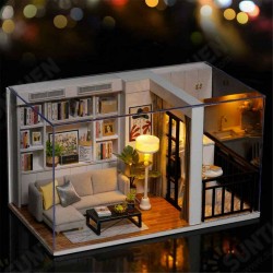 DIY Doll House Life Style QT-005-B Mini Collection Model Hand-assembled Model Toys with Dust Cover DIY Doll House Life Style QT-005-B Mini Collection Model Hand-assembled Model Toys with Dust Cover