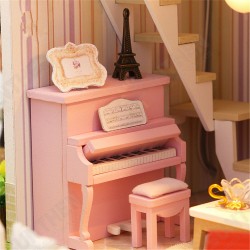 DIY Assembled Cottage Love of Cherry Tree Doll House Kids Toys DIY Assembled Cottage Love of Cherry Tree Doll House Kids Toys