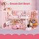 DIY Creative Handmade House Educational Toys Girl Heart Birthday Gift Doll House