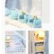 DIY Doll House Handmade Creative Attic House 3d Building Assembly Model Assembly Toy Birthday Gift