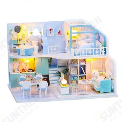DIY Doll House Handmade Creative Attic House 3d Building Assembly Model Assembly Toy Birthday Gift DIY Doll House Handmade Creative Attic House 3d Building Assembly Model Assembly Toy Birthday Gift
