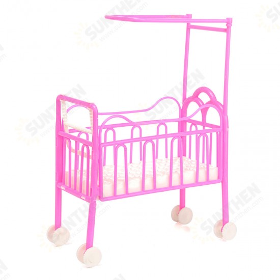 Dollhouse Furniture Infant Bed Room Set Toys For Doll