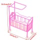 Dollhouse Furniture Infant Bed Room Set Toys For Doll