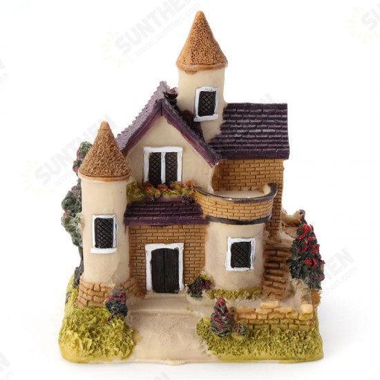 Dollhouse Miniature Kit Garden Dollhouse Micro Landscape DIY Mini Castle Model Toy Home Decoration Gift