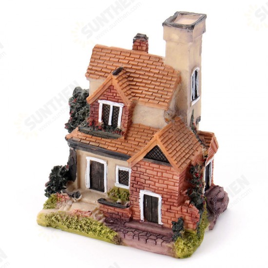 Dollhouse Miniature Kit Garden Dollhouse Micro Landscape DIY Mini Castle Model Toy Home Decoration Gift