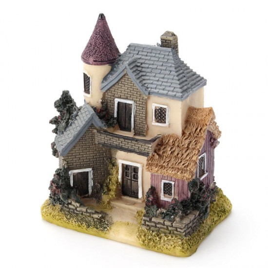 Dollhouse Miniature Kit Garden Dollhouse Micro Landscape DIY Mini Castle Model Toy Home Decoration Gift