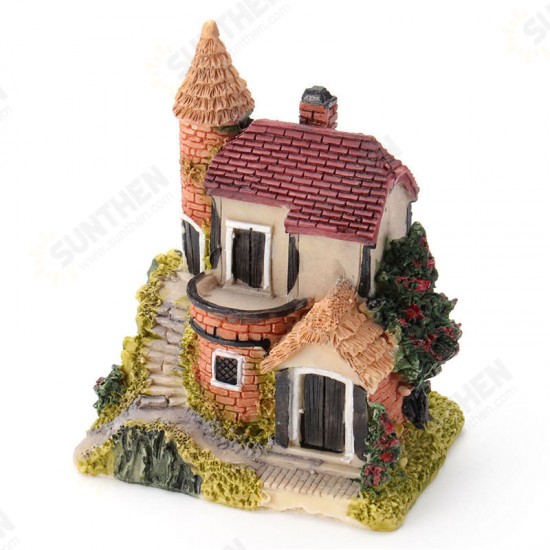 Dollhouse Miniature Kit Garden Dollhouse Micro Landscape DIY Mini Castle Model Toy Home Decoration Gift