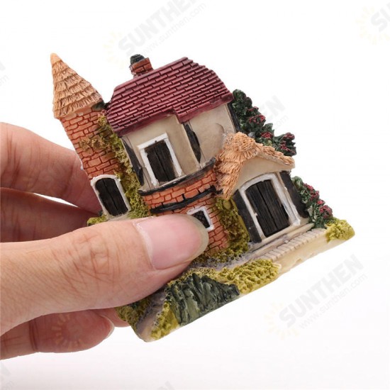 Dollhouse Miniature Kit Garden Dollhouse Micro Landscape DIY Mini Castle Model Toy Home Decoration Gift