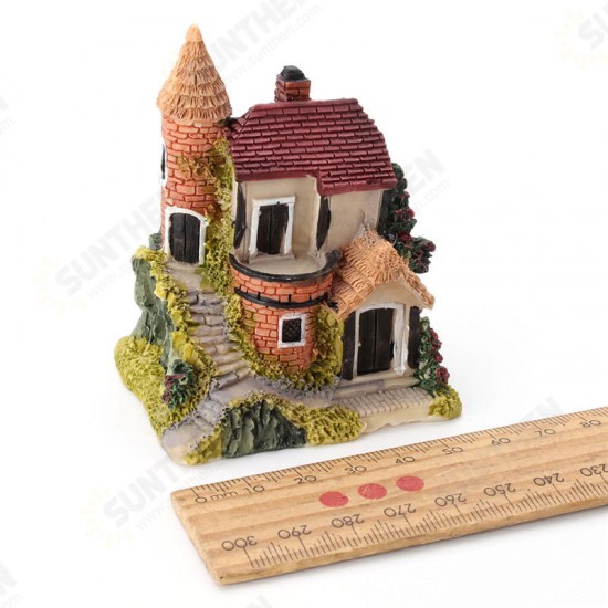 Dollhouse Miniature Kit Garden Dollhouse Micro Landscape DIY Mini Castle Model Toy Home Decoration Gift