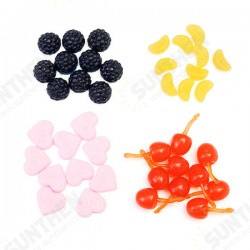 Food Accessories Orange Strawberry Ultralight Clay Resin Soil Clay Soil DIY Accessories