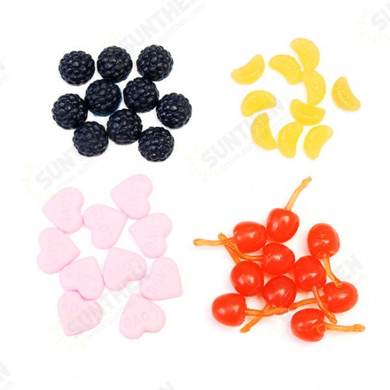 Food Accessories Orange Strawberry Ultralight Clay Resin Soil Clay Soil DIY Accessories