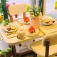 L2001 European and American Style DIY Dollhouse Home Furnishings Cottage Building With Music Light Miniature Model