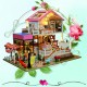 DIY Cabin Hand-assembled Doll House with LED Light Home Decor Model Toys