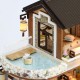 13848 DIY Doll House Dream In Ancient Town With Cover Music Movement Gift Decor Toys