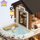 13848 DIY Doll House Dream In Ancient Town With Cover Music Movement Gift Decor Toys