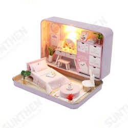 DIY Doll House Romantic Theater Kid Girl Gift S932