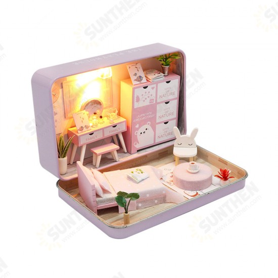 DIY Doll House Romantic Theater Kid Girl Gift S932