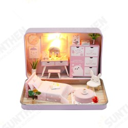 DIY Doll House Romantic Theater Kid Girl Gift S932