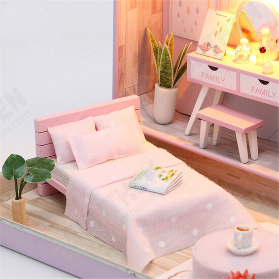 DIY Doll House Romantic Theater Kid Girl Gift S932