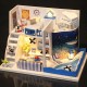 M040 Miniature Diy Puzzle Villa Dollhouse Wooden Building Doll House Toys Birthday Gifts