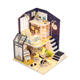 M041 DIY Doll House Shining Star With Cover Miniature Furnish Music Light Gift Decor Toys