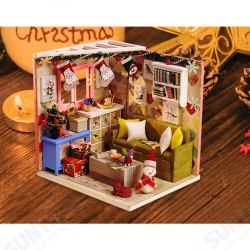 DIY Doll House House Handmade Assembled Educational Toy Art House Christmas Gift Creative Birthday Gift With Dust Cover And Furniture DIY Doll House House Handmade Assembled Educational Toy Art House Christmas Gift Creative Birthday Gift With Dust Cover And Furniture