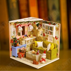DIY Doll House House Handmade Assembled Educational Toy Art House Christmas Gift Creative Birthday Gift With Dust Cover And Furniture DIY Doll House House Handmade Assembled Educational Toy Art House Christmas Gift Creative Birthday Gift With Dust Cover And Furniture
