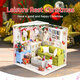 DIY Doll House House Handmade Assembled Educational Toy Art House Christmas Gift Creative Birthday Gift With Dust Cover And Furniture