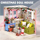 DIY Doll House House Handmade Assembled Educational Toy Art House Christmas Gift Creative Birthday Gift With Dust Cover And Furniture