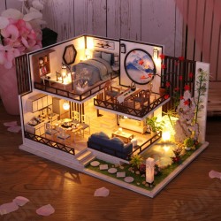 M-029 Chinese Style Wooden DIY Handmade Assemble Doll House Miniature Furniture Kit with LED Effect Toy for Kids Birthday Xmas Gift House Decoration M-029 Chinese Style Wooden DIY Handmade Assemble Doll House Miniature Furniture Kit with LED Effect Toy for Kids Birthday Xmas Gift House Decoration